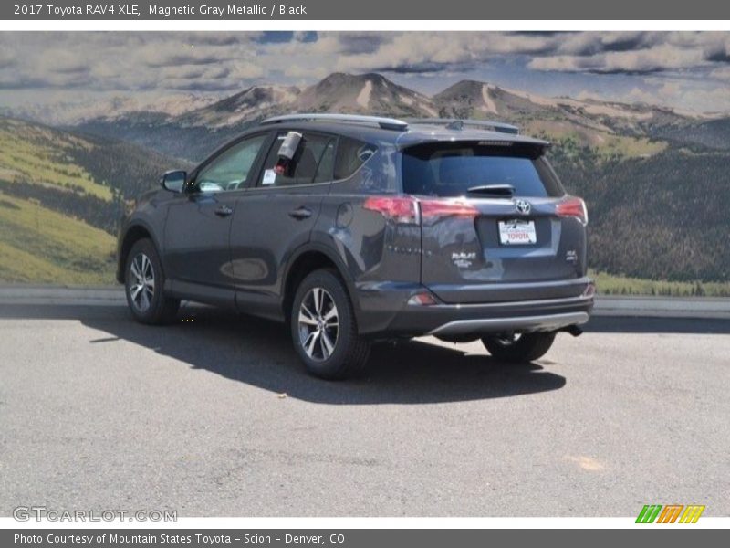 Magnetic Gray Metallic / Black 2017 Toyota RAV4 XLE