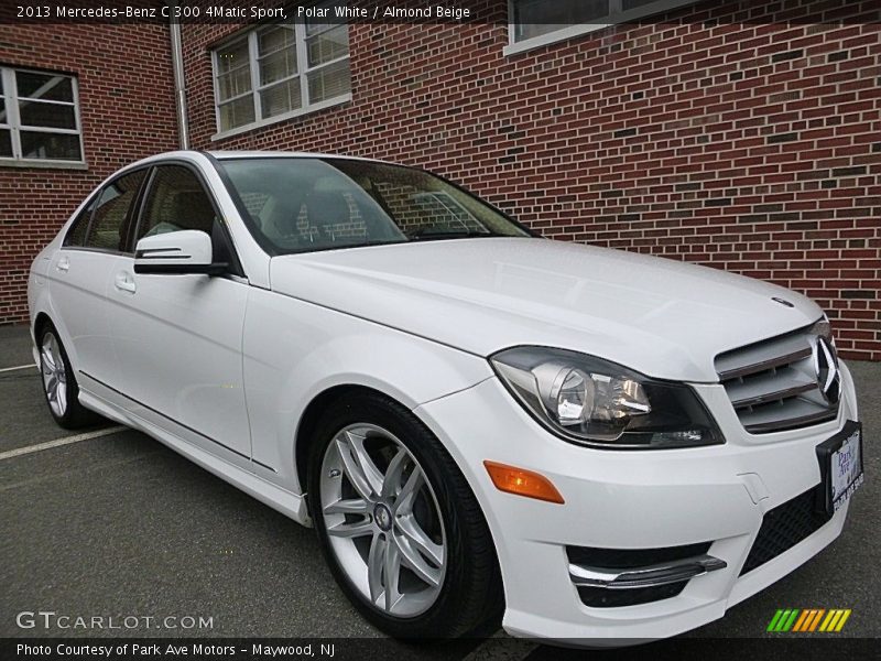 Polar White / Almond Beige 2013 Mercedes-Benz C 300 4Matic Sport