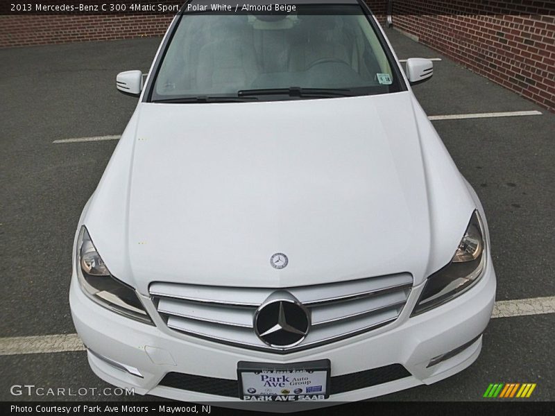 Polar White / Almond Beige 2013 Mercedes-Benz C 300 4Matic Sport