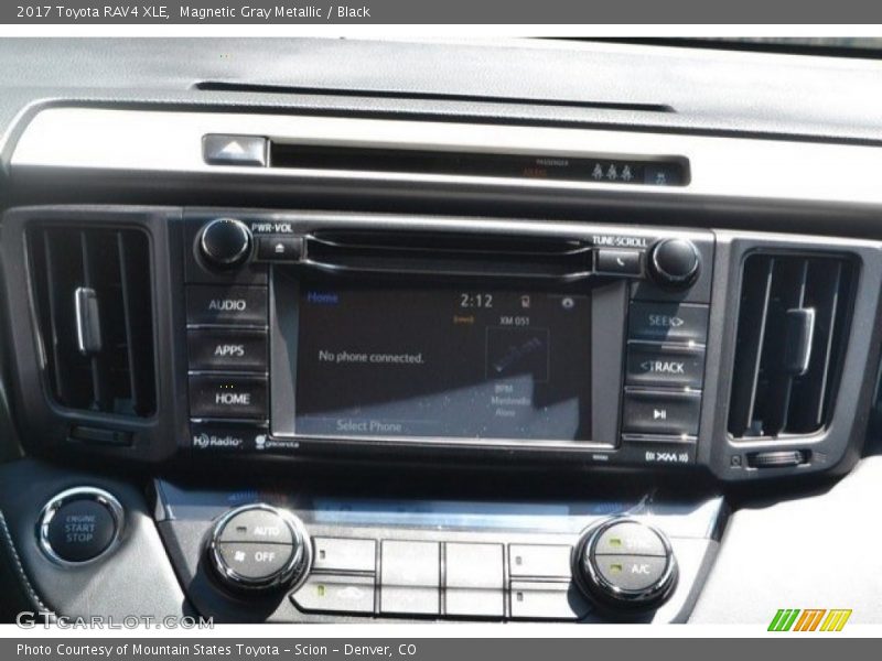 Magnetic Gray Metallic / Black 2017 Toyota RAV4 XLE