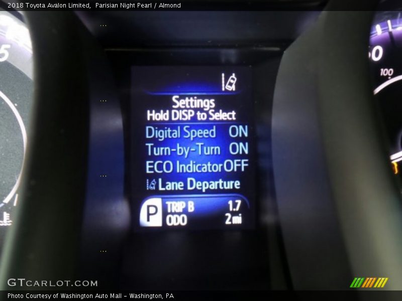 Parisian Night Pearl / Almond 2018 Toyota Avalon Limited