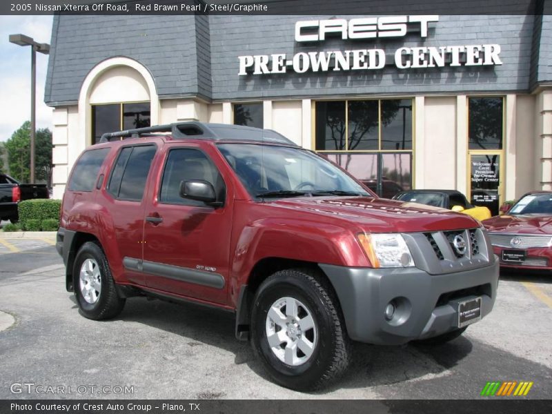 Red Brawn Pearl / Steel/Graphite 2005 Nissan Xterra Off Road