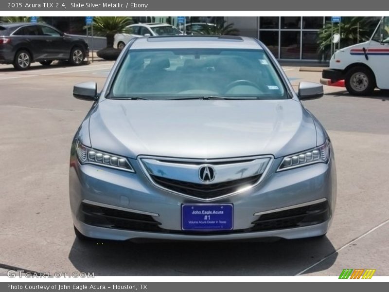 Slate Silver Metallic / Ebony 2015 Acura TLX 2.4
