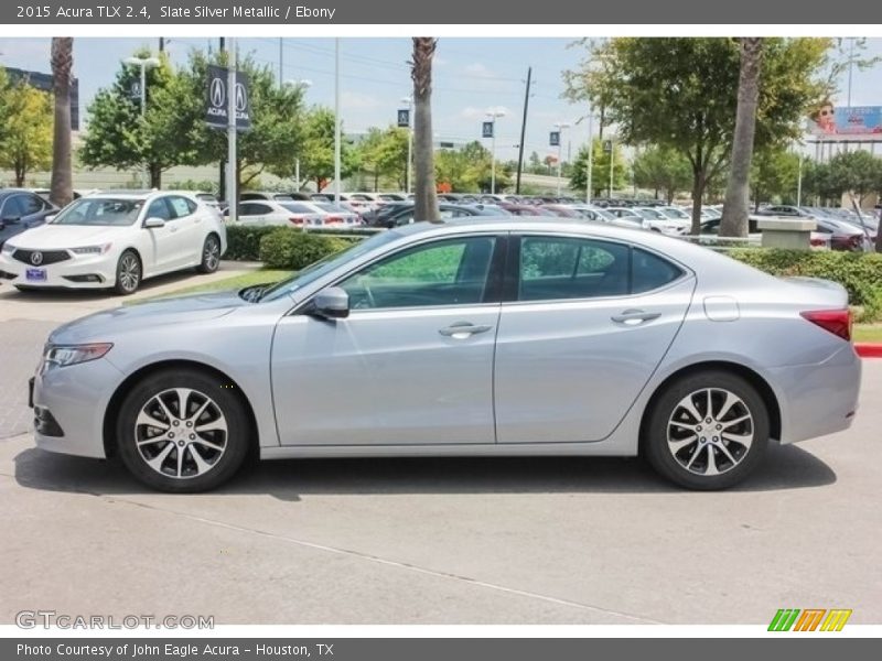 Slate Silver Metallic / Ebony 2015 Acura TLX 2.4