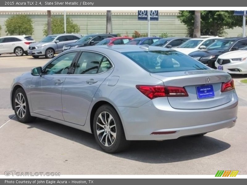Slate Silver Metallic / Ebony 2015 Acura TLX 2.4