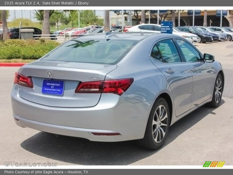 Slate Silver Metallic / Ebony 2015 Acura TLX 2.4