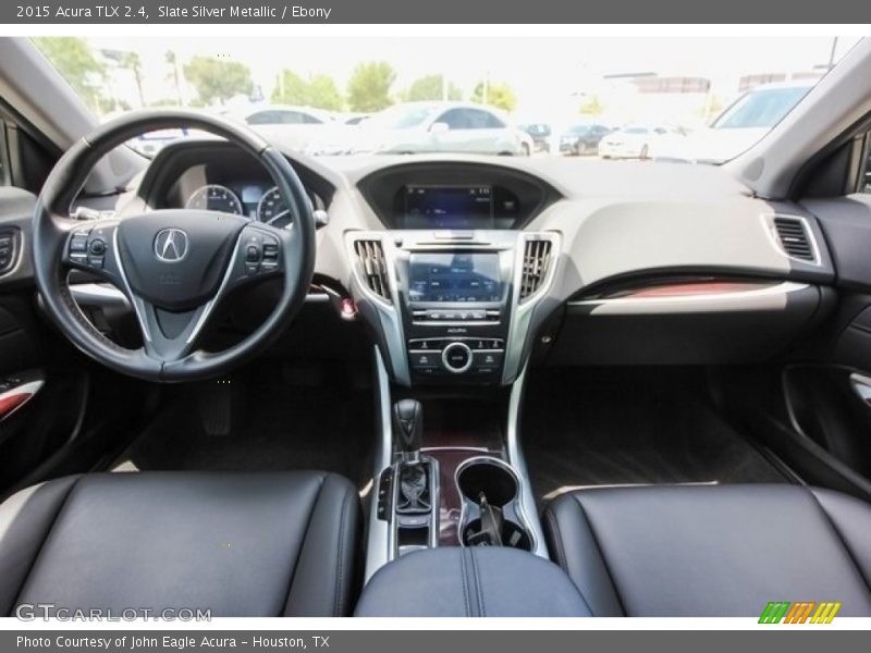 Slate Silver Metallic / Ebony 2015 Acura TLX 2.4