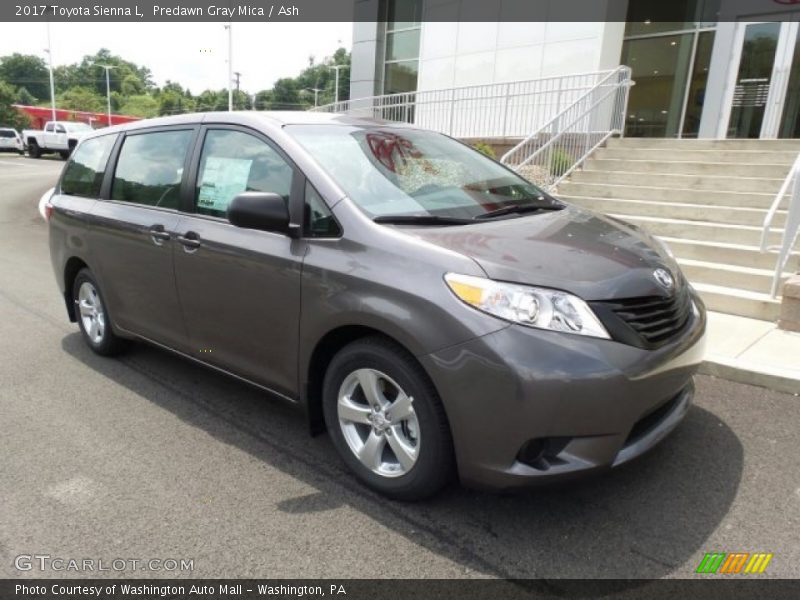 Predawn Gray Mica / Ash 2017 Toyota Sienna L