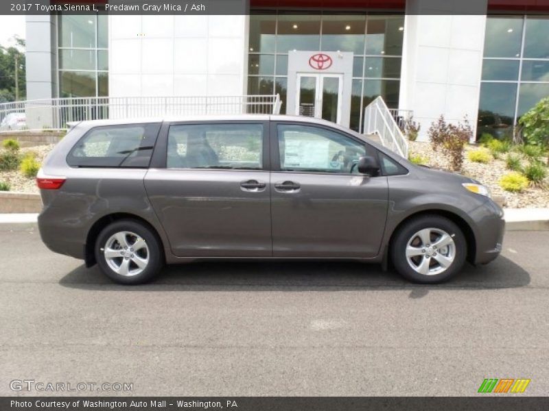 Predawn Gray Mica / Ash 2017 Toyota Sienna L