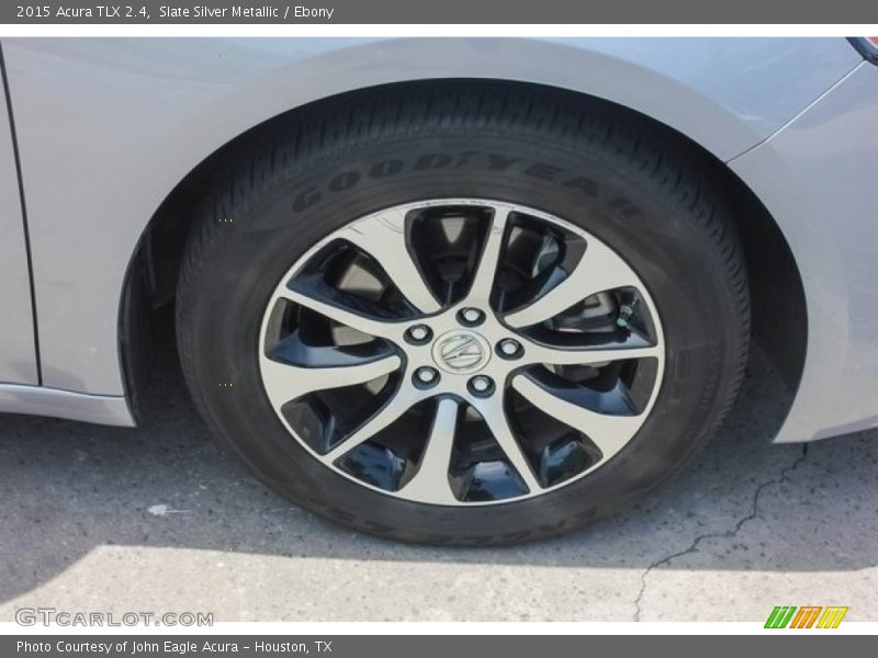 Slate Silver Metallic / Ebony 2015 Acura TLX 2.4