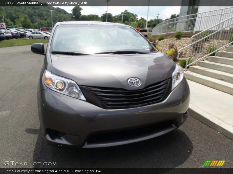 Predawn Gray Mica / Ash 2017 Toyota Sienna L