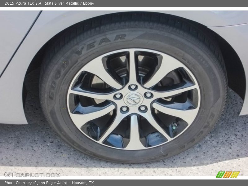 Slate Silver Metallic / Ebony 2015 Acura TLX 2.4