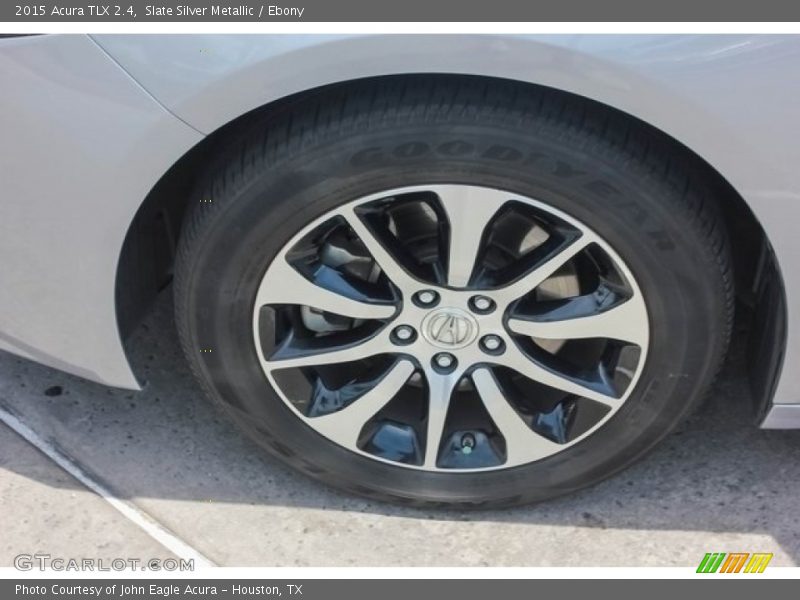 Slate Silver Metallic / Ebony 2015 Acura TLX 2.4