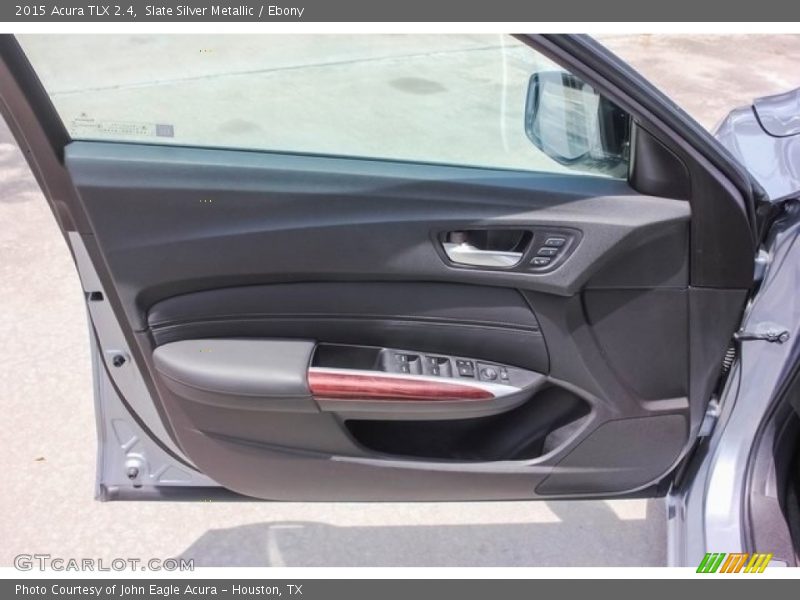 Slate Silver Metallic / Ebony 2015 Acura TLX 2.4