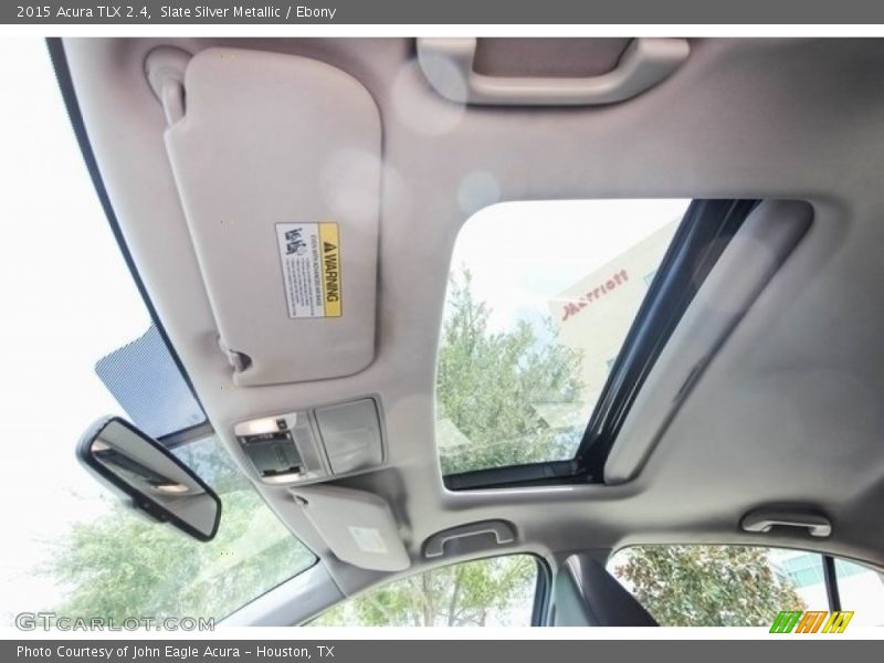 Slate Silver Metallic / Ebony 2015 Acura TLX 2.4