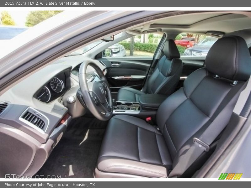 Slate Silver Metallic / Ebony 2015 Acura TLX 2.4