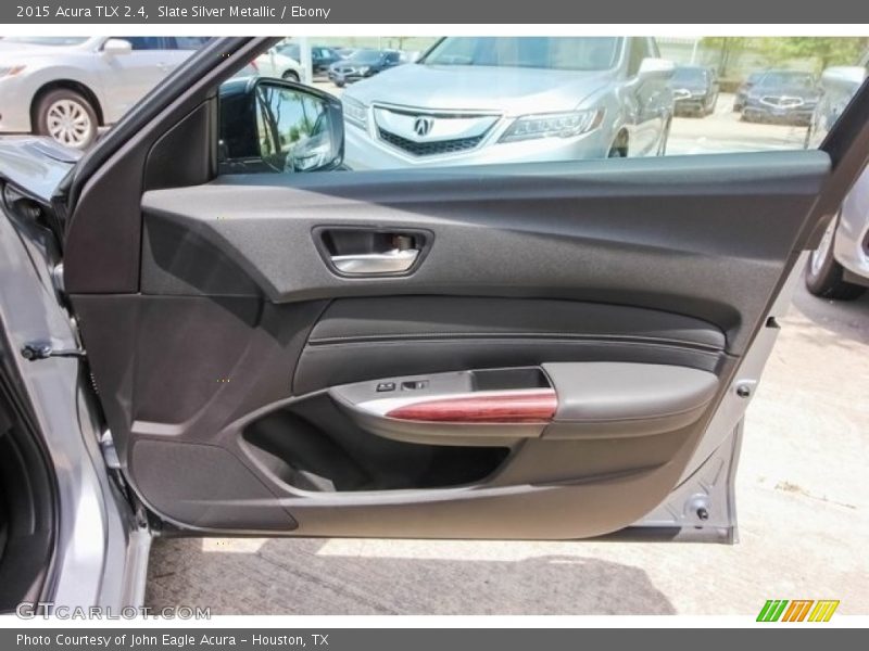 Slate Silver Metallic / Ebony 2015 Acura TLX 2.4