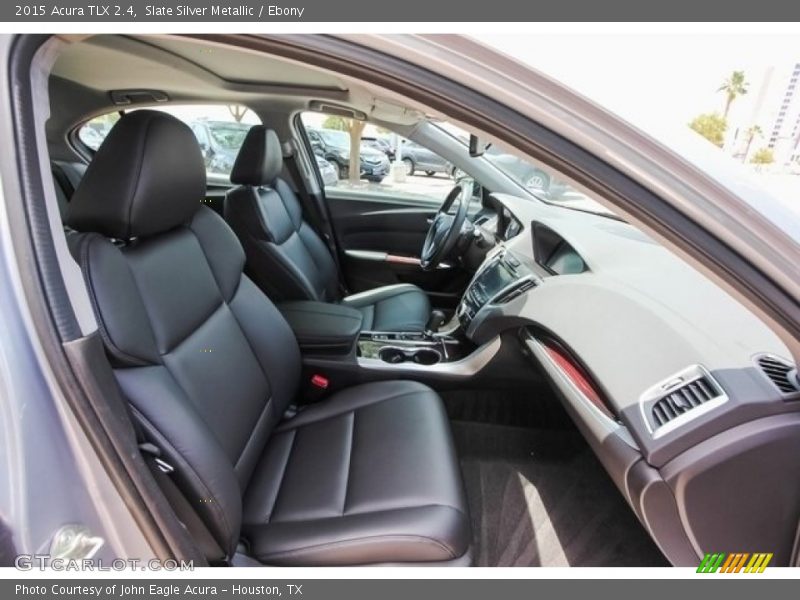 Slate Silver Metallic / Ebony 2015 Acura TLX 2.4