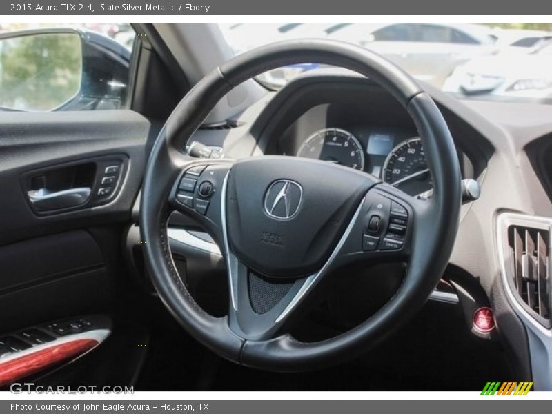 Slate Silver Metallic / Ebony 2015 Acura TLX 2.4