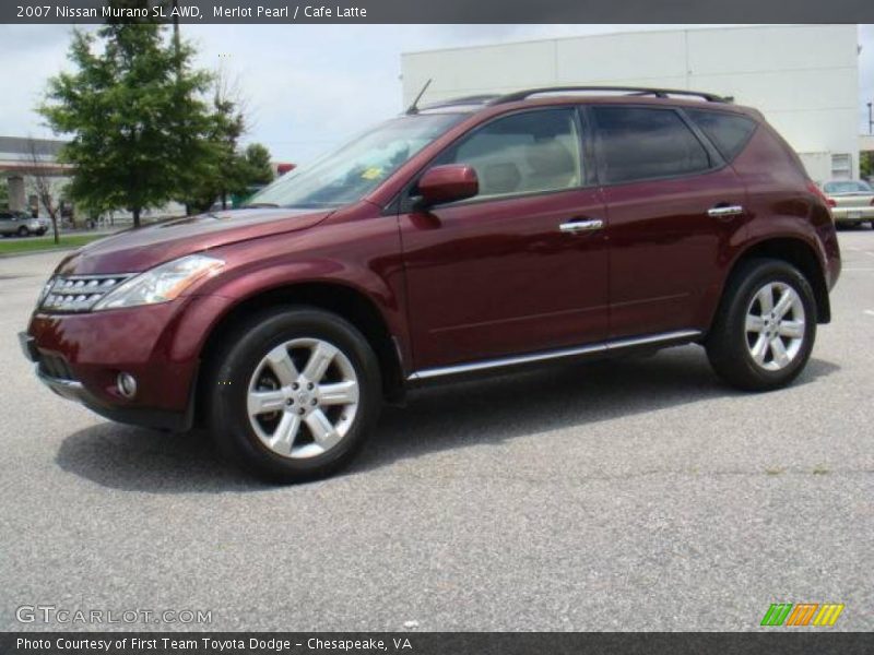 Merlot Pearl / Cafe Latte 2007 Nissan Murano SL AWD