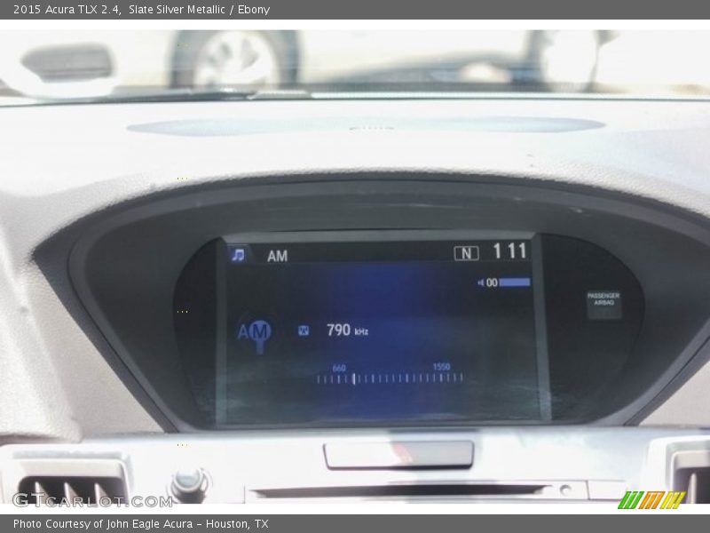 Slate Silver Metallic / Ebony 2015 Acura TLX 2.4