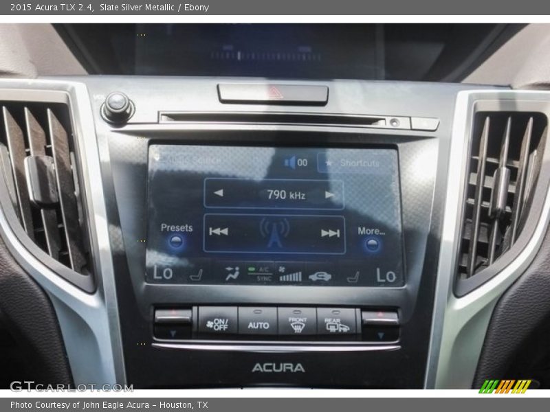 Slate Silver Metallic / Ebony 2015 Acura TLX 2.4