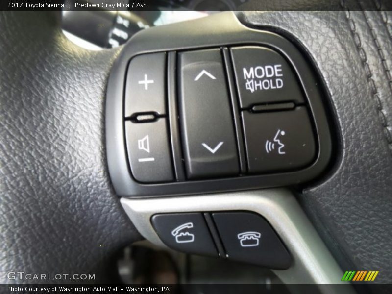 Predawn Gray Mica / Ash 2017 Toyota Sienna L