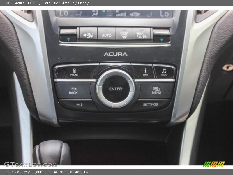 Slate Silver Metallic / Ebony 2015 Acura TLX 2.4