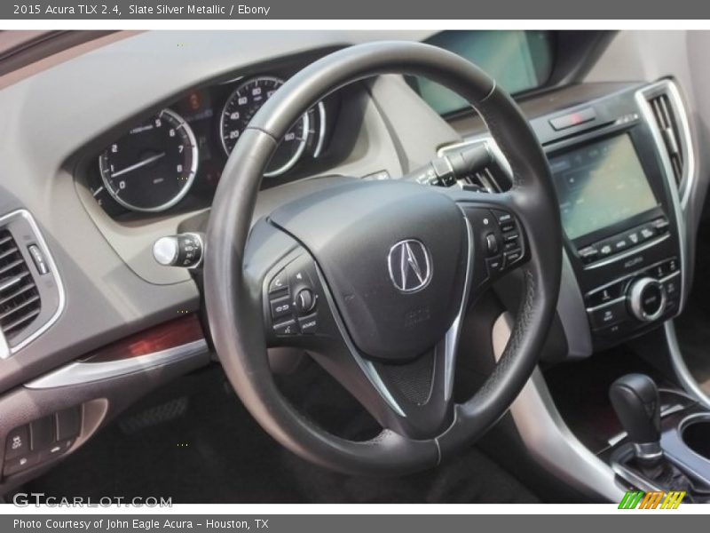 Slate Silver Metallic / Ebony 2015 Acura TLX 2.4