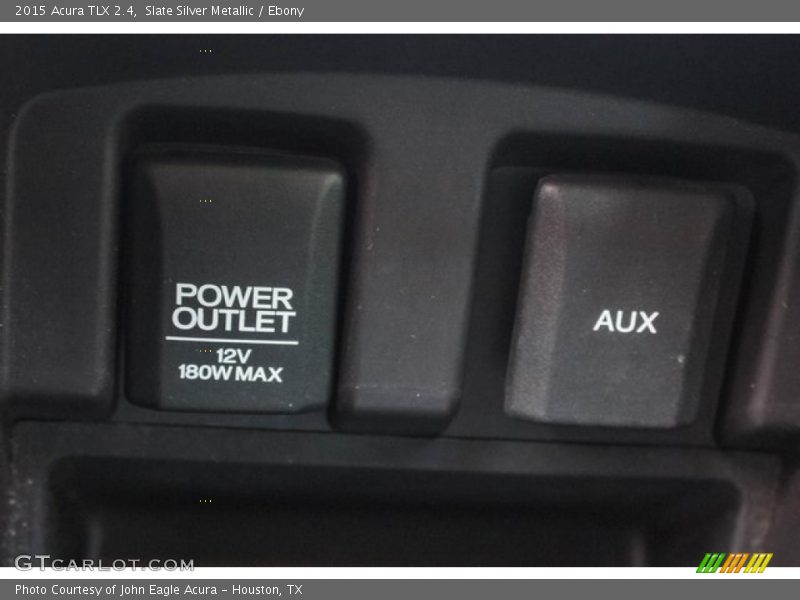 Slate Silver Metallic / Ebony 2015 Acura TLX 2.4