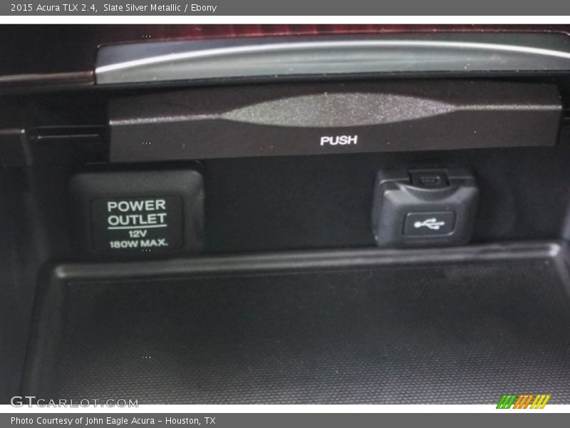 Slate Silver Metallic / Ebony 2015 Acura TLX 2.4