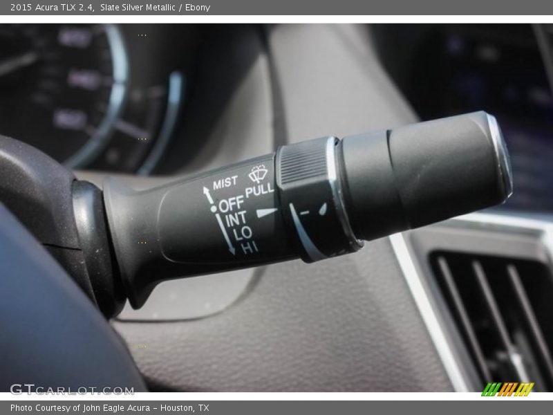 Slate Silver Metallic / Ebony 2015 Acura TLX 2.4