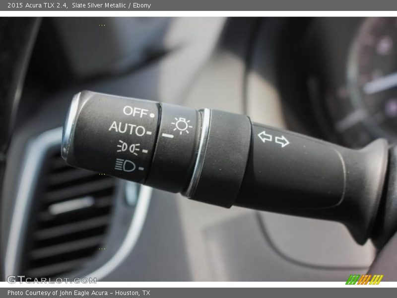 Slate Silver Metallic / Ebony 2015 Acura TLX 2.4