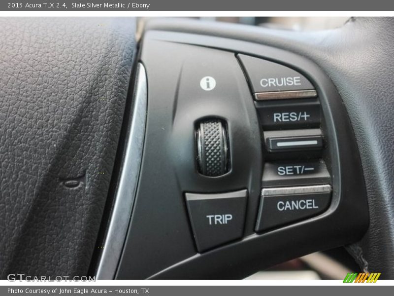 Slate Silver Metallic / Ebony 2015 Acura TLX 2.4