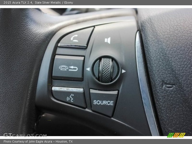 Slate Silver Metallic / Ebony 2015 Acura TLX 2.4