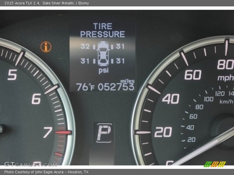 Slate Silver Metallic / Ebony 2015 Acura TLX 2.4