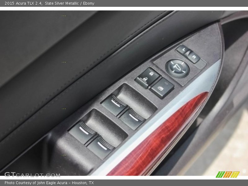 Slate Silver Metallic / Ebony 2015 Acura TLX 2.4
