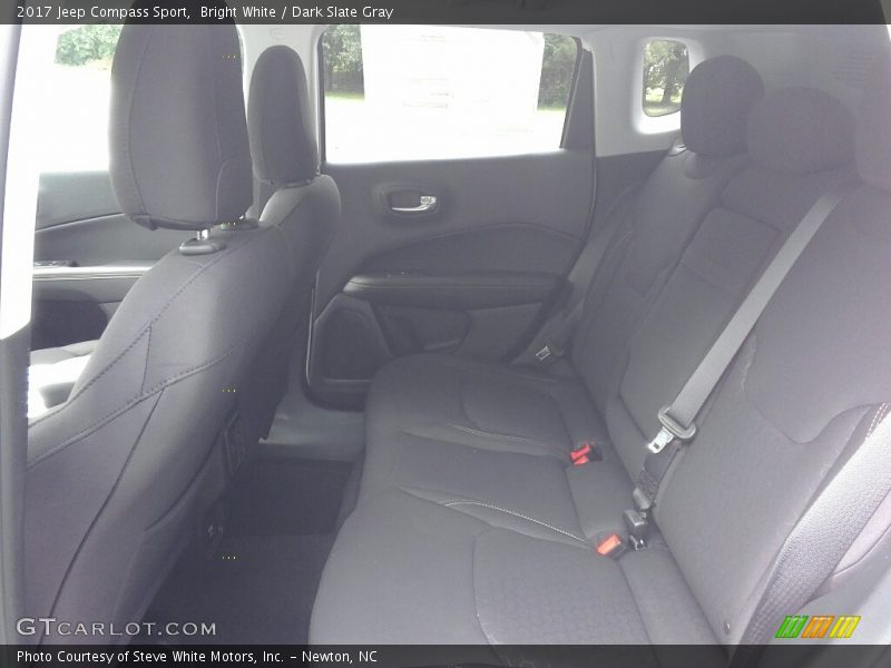 Bright White / Dark Slate Gray 2017 Jeep Compass Sport
