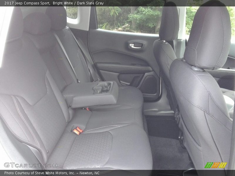 Bright White / Dark Slate Gray 2017 Jeep Compass Sport