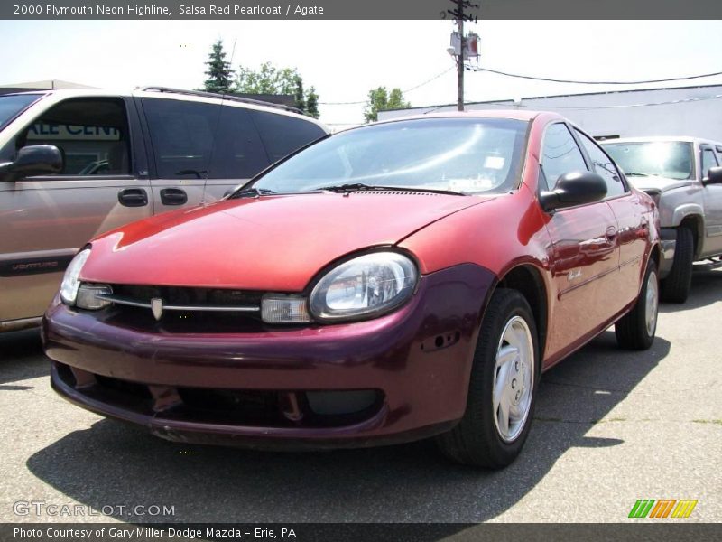 Salsa Red Pearlcoat / Agate 2000 Plymouth Neon Highline