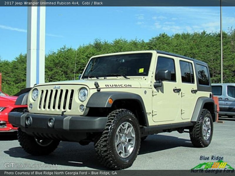 Gobi / Black 2017 Jeep Wrangler Unlimited Rubicon 4x4