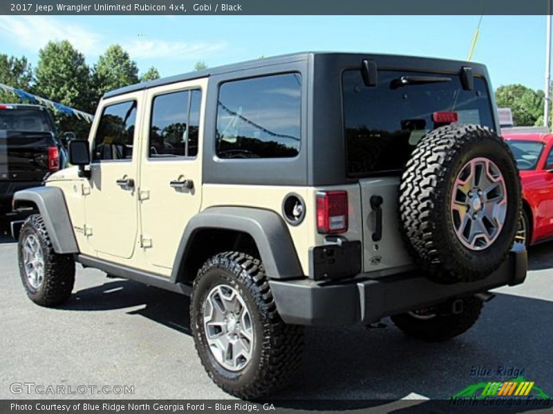 Gobi / Black 2017 Jeep Wrangler Unlimited Rubicon 4x4