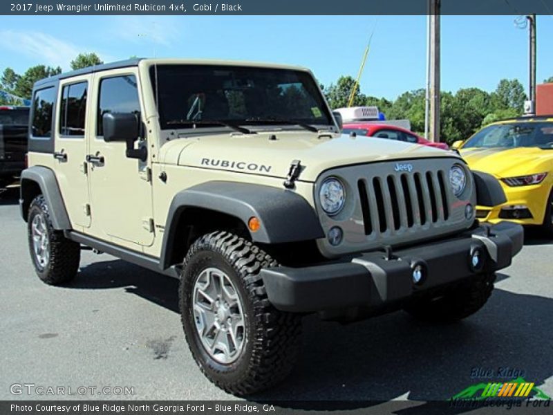 Gobi / Black 2017 Jeep Wrangler Unlimited Rubicon 4x4