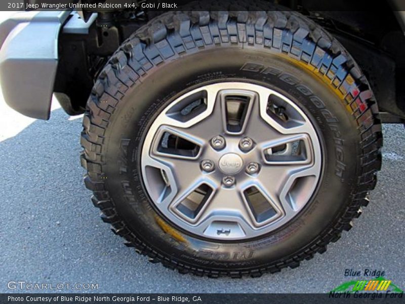Gobi / Black 2017 Jeep Wrangler Unlimited Rubicon 4x4