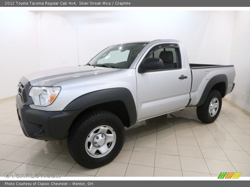 Silver Streak Mica / Graphite 2012 Toyota Tacoma Regular Cab 4x4