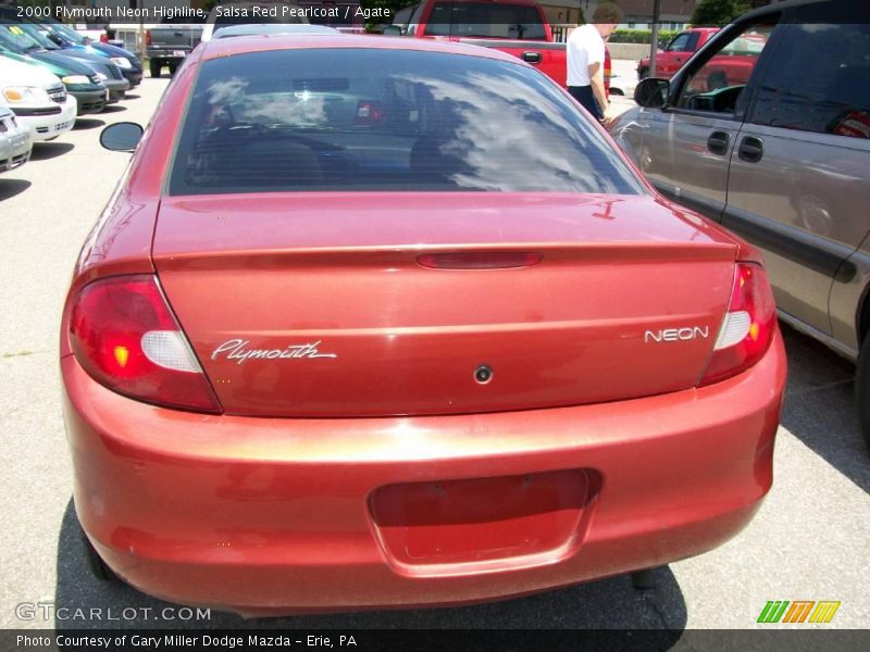 Salsa Red Pearlcoat / Agate 2000 Plymouth Neon Highline