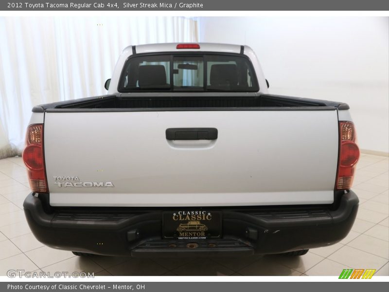 Silver Streak Mica / Graphite 2012 Toyota Tacoma Regular Cab 4x4