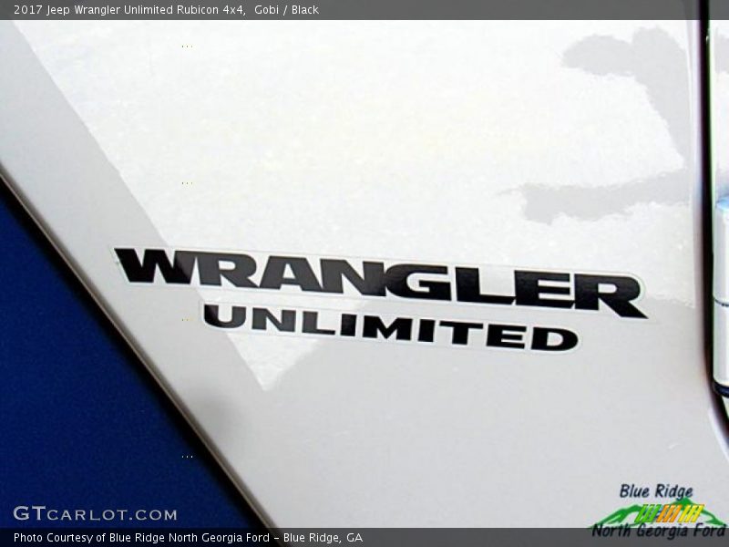 Gobi / Black 2017 Jeep Wrangler Unlimited Rubicon 4x4