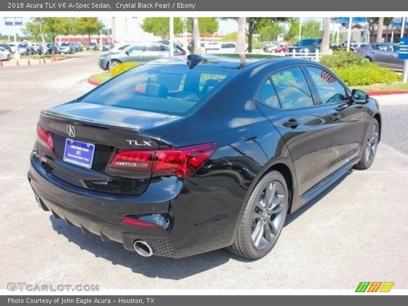 Crystal Black Pearl / Ebony 2018 Acura TLX V6 A-Spec Sedan