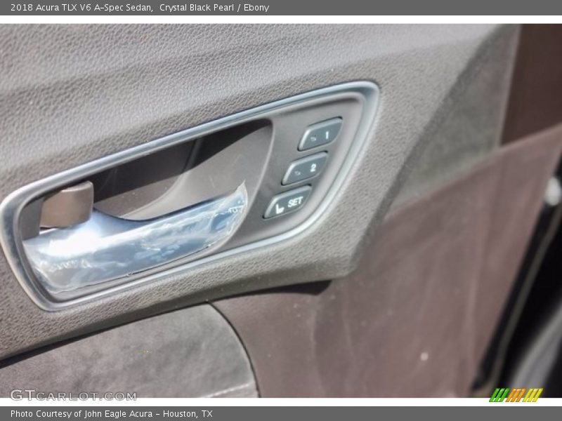 Crystal Black Pearl / Ebony 2018 Acura TLX V6 A-Spec Sedan